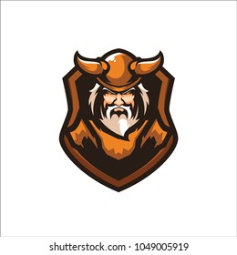 Orange Viking E Sport Logo