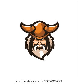 Orange Viking E Sport Logo