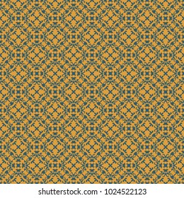 Orange vintage pattern art design