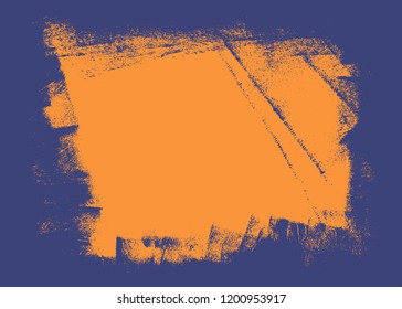 orange and violet abstract grunge brush vector texture background