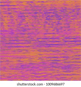 orange and violet abstract retro stripes pattern with irregular horizontal lines, vector illustration