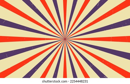 Orange and violet vintage background with lines. Vector EPS10