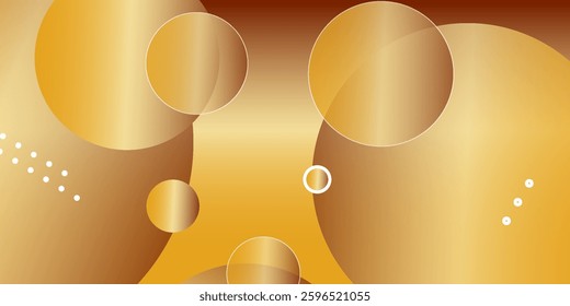orange voils Halftone round frame. Golden luxury Halftone circle logo. Dots emblem. Dotted texture border. Vector illustration isolated on white background.