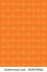 Fondo de pantalla naranja con un tema de otoño y Halloween.