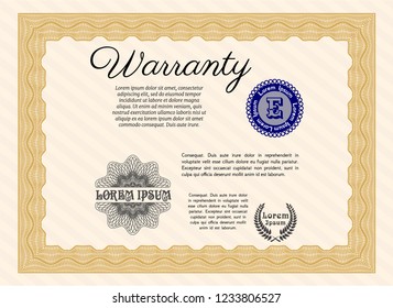 Voucher Gift Certificate Coupon Template Floral Stock Vector (Royalty ...