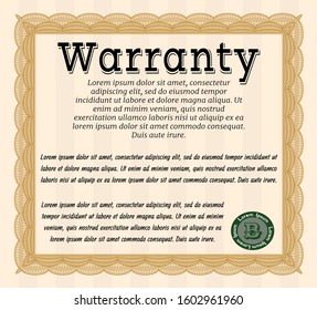 Orange Warranty. Easy to print. Excellent design. Customizable, Easy to edit and change colors. 