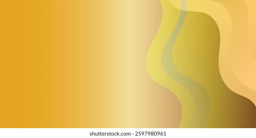 orange water with shimmers like a wave on a white background