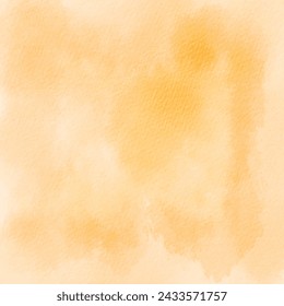 Vector de textura de fondo abstracto de acuarela naranja
