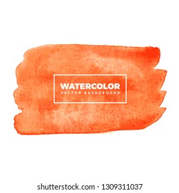 Orange Watercolor Background