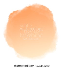 Orange Watercolor Background