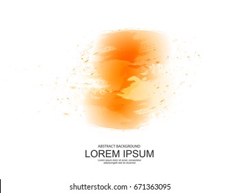 Orange watercolor background