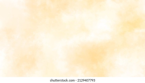 Orange Watercolor Background. Pastel Mottled Border Texture And Blurred Grunge Design In Old Vintage Backgrounds.