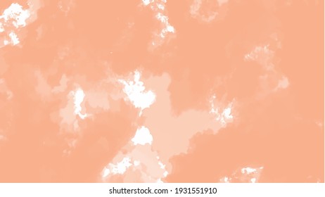 Orange watercolor background for textures backgrounds and web banners design

