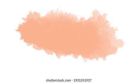 Orange watercolor background for textures backgrounds and web banners design
