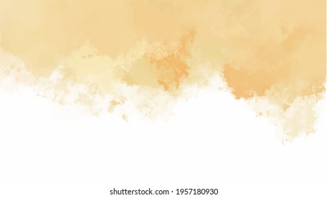 Orange watercolor background for textures backgrounds and web banners design
