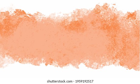 Orange watercolor background for textures backgrounds and web banners design

