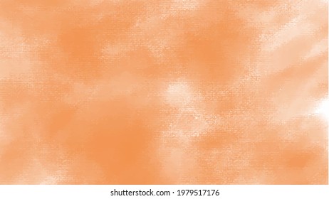 Orange watercolor background for textures backgrounds and web banners design
