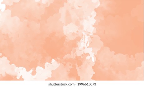 Orange watercolor background for textures backgrounds and web banners design

