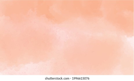Fondo de color de agua naranja para fondos de texturas y diseño de banners web
