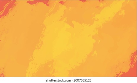 Orange watercolor background for textures backgrounds and web banners design

