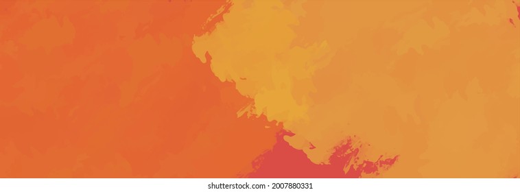 Orange watercolor background for textures backgrounds and web banners design
