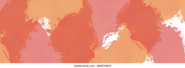 Orange watercolor background for textures backgrounds and web banners design
