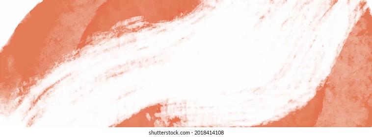 Orange watercolor background for textures backgrounds and web banners design
