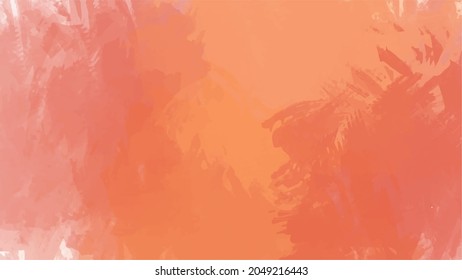 Orange watercolor background for textures backgrounds and web banners design
