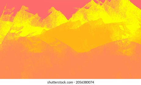 Orange watercolor background for textures backgrounds and web banners design
