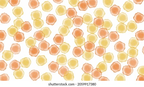 Orange watercolor background for textures backgrounds and web banners design
