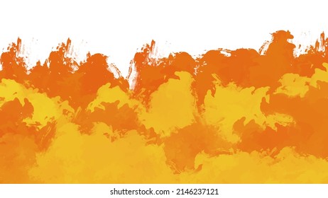 Orange watercolor background for textures backgrounds and web banners design
