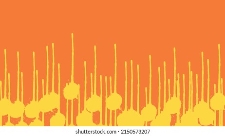 Fondo de color de agua naranja para fondos de texturas y diseño de banners web
