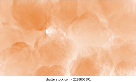 Orange watercolor background for textures backgrounds and web banners design

