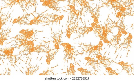 Orange watercolor background for textures backgrounds and web banners design
