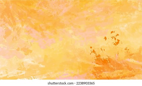 Fondo de color de agua naranja para fondos de texturas y diseño de banners web
