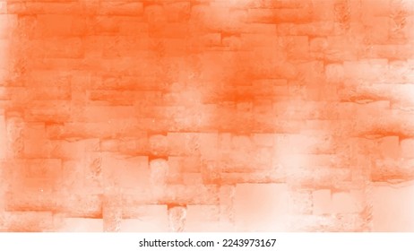 Fondo de color de agua naranja para fondos de texturas y diseño de banners web
