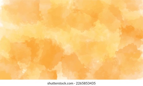 Orange watercolor background for textures backgrounds and web banners design
