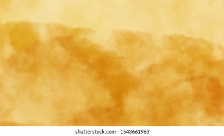 Orange watercolor background for your design, watercolor background concept, vector.
