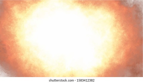 Orange watercolor background for your design, watercolor background concept, vector.
