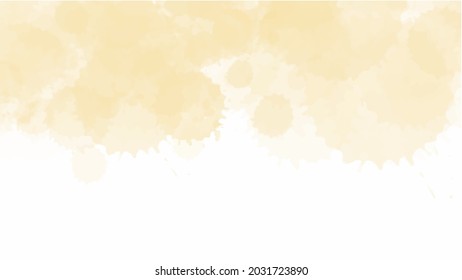 Orange watercolor background for your design, watercolor background concept, vector.