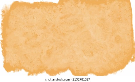 Orange watercolor background for your design, watercolor background concept, vector.