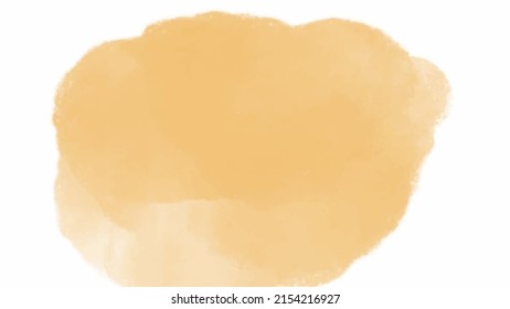 Orange watercolor background for your design, watercolor background concept, vector.