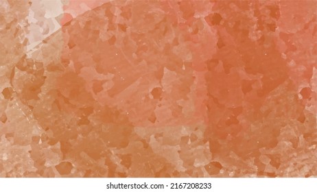 Orange watercolor background for your design, watercolor background concept, vector.
