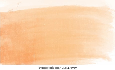 Orange watercolor background for your design, watercolor background concept, vector.
