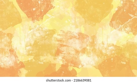 Orange watercolor background for your design, watercolor background concept, vector.