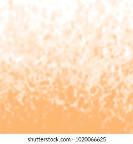 orange watercolor splatter pattern with upwards fading color spots, vector illustration