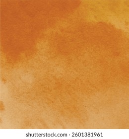 Orange Watercolor Texture Background Warm Abstract Artistic Design