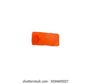 orange watercolor vector backdrop for  text and logo isolated on transparent background. color like ocher, amber, terracotta, peach, copper, coral, firebrick , bronze, tigerlily,  tangerine tango