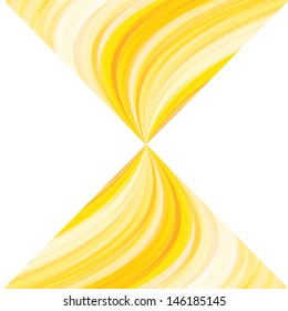 Orange wave abstract design  background. vector orange abstract cover design