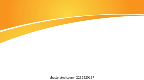 Fondo de onda naranja. Para papel pintado, portada, banner web, afiche, cartel y presentación vívida. Fondo de diseño ondulado para tarjeta de visita, plantilla de asiento, mensaje de texto y volante. Vector elegante